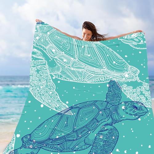Packable Waterproof Picnic Blanket, Waterproof Beach Blanket Sandproof with Stakes, Large Foldable Beach Blanket Waterproof Sandproof, Sand Free Waterproof Beach Mat, 79x83 Inches