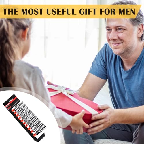 Egofine 10PCS 1/2” Drive Deep Socket Set,Metric Socket Set（10mm-21mm,6 Point Socket Set With Hanging Bracket,Cr-V Steel - size: 1/2, style: 10PC Deep Socket Set