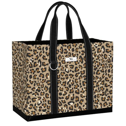 SCOUT Original Deano Tote - Durable Lightweight Open Top Beach, Pool & Lake Bag, Inside Zip Pocket, Folds Flat - color: Cindy Clawford