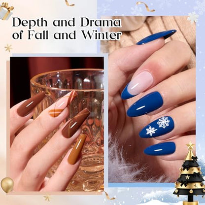 Beetles Summer Gel Nail Polish - Seasons Impressions Collection, 25 Colors Bright Gel Polish White Red Pink Nude Green Purple Blue 4th of Julu Nails Glossy Matte Glitter Top Base Coat Gifts for Women - color: Seasons Impressions Color Bottle Gel