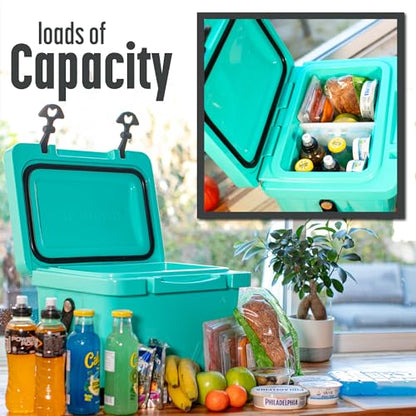 Cubix Outdoors Viva 14QT Portable Hard Cooler – On‑The‑Go Personal Ice Chest for Everyday Use, Beach, Sports, Camping & Picnics