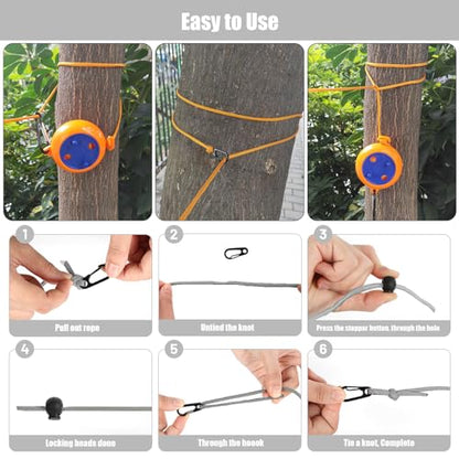 Portable Travel Clothesline Cord, Caudblor Adjustable 33ft Camping Clothes line, Laundry Drying Rope for Hotel Trip, Cruise, Outdoor/Indoor, with 12Pcs Stoppers, Windproof Clothespins - style: Blue