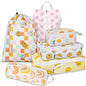 6 Set Compression Packing Cubes Compressed Storage Bags for Carry on Suitcases Packaging Luggage Bags Organizers for Travel