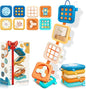 Montessori Busy Board for 1 Year Old, Airplane Toys for Babies 6-12 Months, Sensory Fine Motor Skills Activity Cube, Baby Travel Car Seat Toys for Toddler 1-3