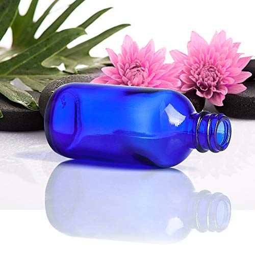 Wedama Spray Bottle, 2 oz Fine Mist Glass Spray Bottles, Little Refillable Liquid Containers for Watering Flowers Cleaning (16 Pack, Blue) - color: Blue, size: 2 Ounce (Pack of 16)