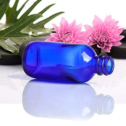 Wedama Spray Bottle, 2 oz Fine Mist Glass Spray Bottles, Little Refillable Liquid Containers for Watering Flowers Cleaning (16 Pack, Blue) - color: Blue, size: 2 Ounce (Pack of 16)