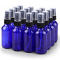 Wedama Spray Bottle, 2 oz Fine Mist Glass Spray Bottles, Little Refillable Liquid Containers for Watering Flowers Cleaning (16 Pack, Blue) - color: Blue, size: 2 Ounce (Pack of 16)
