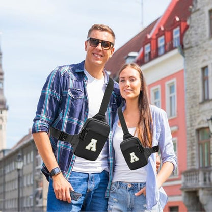 Mini Sling Bag for Men Crossbody,Small Chest Bag Casual Trendy Waterproof Lightweight Phone Crossover Daypack - color: Black Small Sling Bag