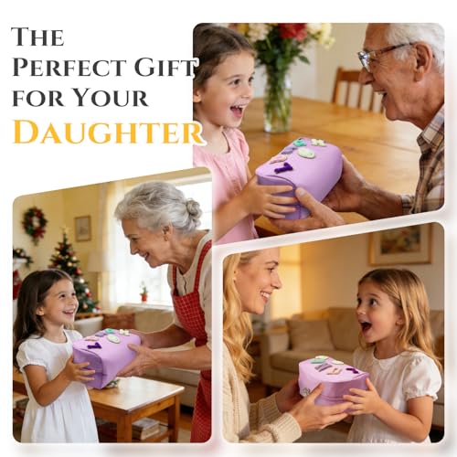 Small Lunch Bag for Girls with 2 Ice Packs, Insulated Mini Lunch Box, Freezable Cooler Bag for Kids Toddler, Reusable Snack Bags for School, Cute Lunchbox Back to School Supplies