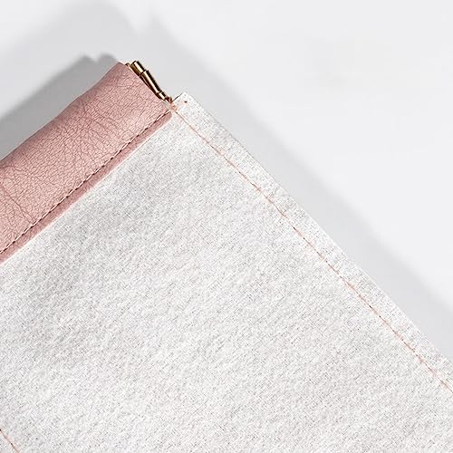3 Pack Leather Eyeglasses Cases PU Soft Sunglasses Pouch Squeeze Top Portable Glasses Cases for Men Women - color: Pink Pink Pink