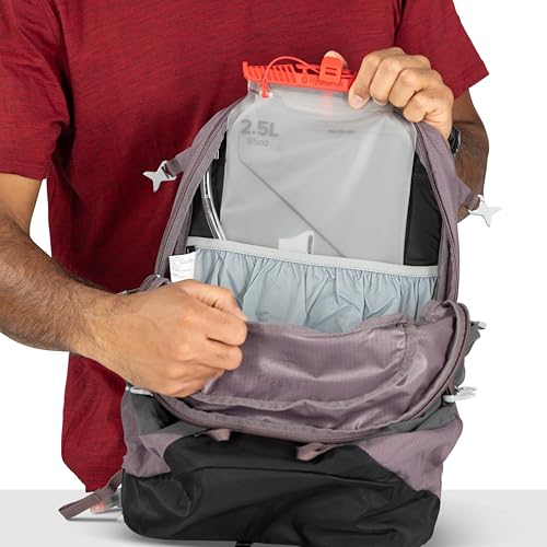 Osprey Sportlite Lightweight Hiking Backpack with Hydraulics Reservoir for Men & Women - Everyday Hydration Travel Bag - color: Torrent Blue, style: 15l