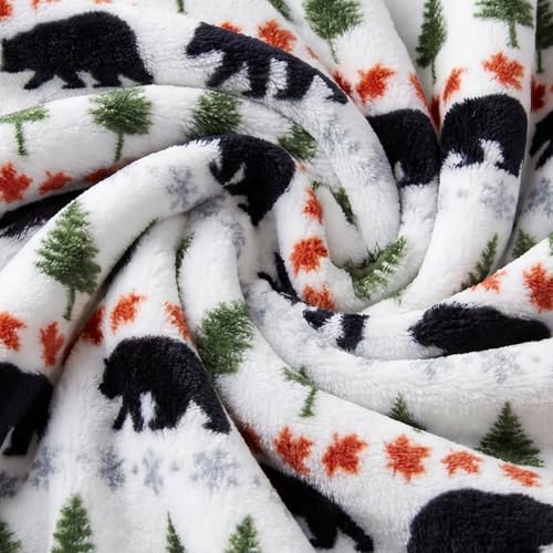 Carstens, Inc. Travel Blanket, Premium Compact 2-in-1 Airplane Blanket/Pillow, Evergreen Bear - color: Evergreen Bear