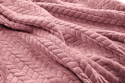 EverSnug Travel Blanket & Pillow 68x42 - Premium Ultra-Soft Microfleece 2 in 1 Compact & Packable Flight Blanket with Soft Bag Pillowcase, Hand Luggage Sleeve and Backpack Clip (Light Pink) - color: Light Pink