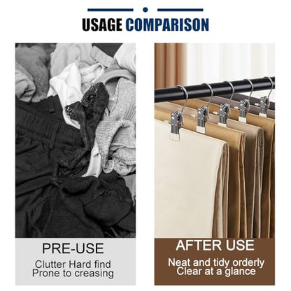 Hangers Clips,Stainless Multi Function Clip Hooks,Laundry Hanging Hooks Clips,Closet Hangers,Boot Clips， Hats Clips,Socks Clips,Pants Clips, Bras Clips (30, Black) - color: Black