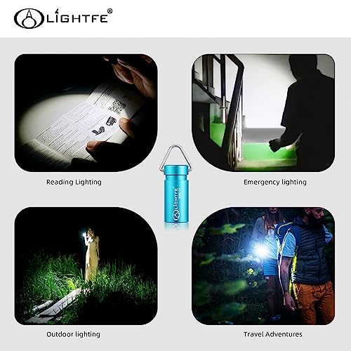 MINI01 Keychain Flashlight mini Keychain Light is Light, Small, and Bright (Mini01-Blue) - color: Mini01-Blue