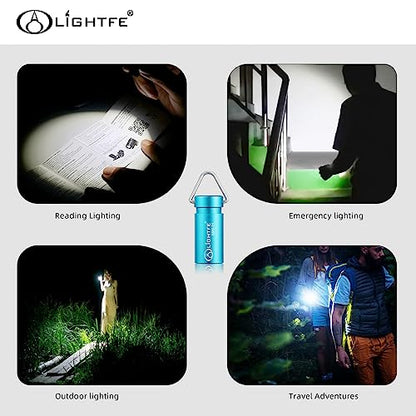 MINI01 Keychain Flashlight mini Keychain Light is Light, Small, and Bright (Mini01-Blue) - color: Mini01-Blue