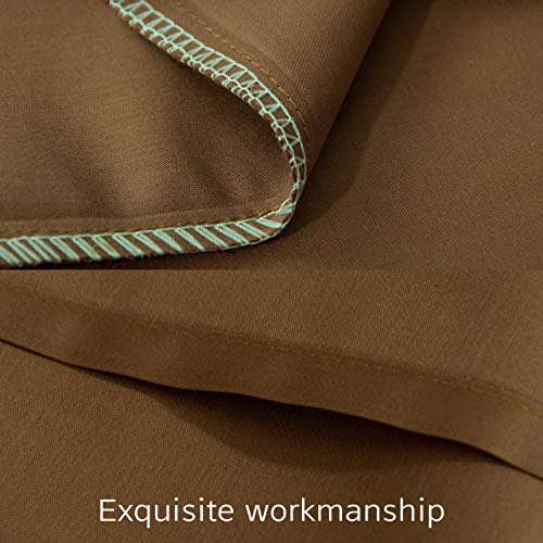 NTBAY Egyptian Cotton Toddler Pillowcases - Set of 2 - Travel Pillow Cases - 500 Thread Count Cotton 13x18 Pillow Covers - Envelope Closure Nursery Pillowcases, 13x18 Inches, Brown - color: Brown
