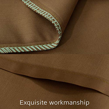 NTBAY Egyptian Cotton Toddler Pillowcases - Set of 2 - Travel Pillow Cases - 500 Thread Count Cotton 13x18 Pillow Covers - Envelope Closure Nursery Pillowcases, 13x18 Inches, Brown - color: Brown