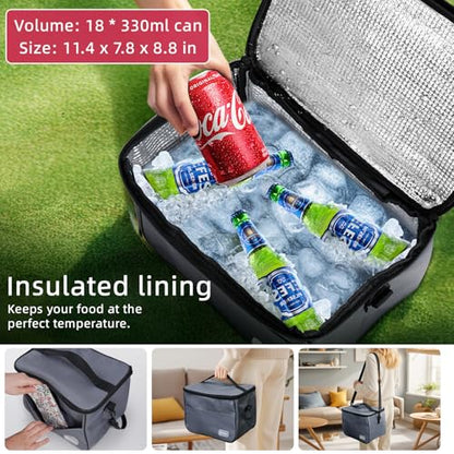 Family Picnic Basket for 4 with Table and Blanket Collapsible Cooler Bag Insulated Picnic Set for Beach Picnic Hamper Picnic Date Essentials for Outdoor Picnic Accessories
