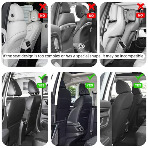 TAIKOO Seat Back Protector,Shields Seat Backs from Kicks and Adds Storage | kick mats back seat protector easy to install and clean, well-crafted, sturdy, durable and stylish.2 Pack - color: Style A-Brown