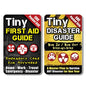 Tiny First Aid & Disaster Guide Set – Pocket Emergency Preparedness Handbooks for Survival, Safety, Natural Disasters & Everyday Crisis Response (2-Pack) - style: 1 First Aid Guide + 1 Disaster Guide