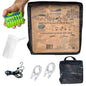 Scrubba Portable Wash Bag Kit (5 Pieces) – Hand Washing Machine System for Hotel, Hiking & Travel Wash – Light and Small Eco-friendly Camping Laundry Bag, Green, Regular Size