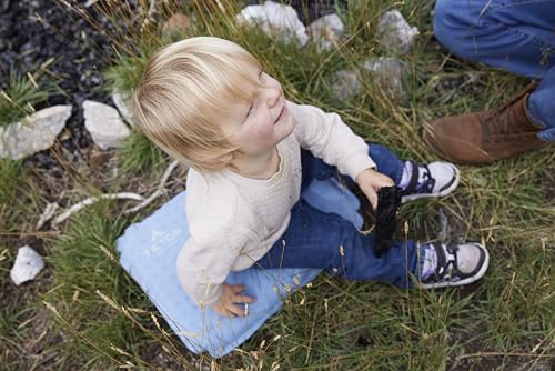 Teton Camping Seat Cushion; Stadium Seat; Office Chair; Car Pad; Inflatable, Bluestone - color: Bluestone