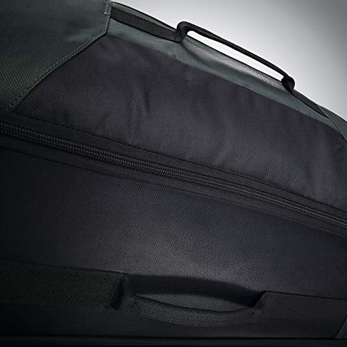 Samsonite Andante 2 Wheeled Duffel Bag – 28-Inch Durable Rolling Luggage with Inline Skate Wheels, Push-Button Handle & Spacious Compartments – Travel-Friendly and Lightweight - Moss Green/Black - color: Moss Green/Black, size: 28-Inch