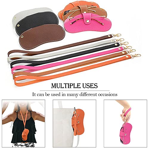 Glasses Case Holder Portable Slim Sunglasses Pouch Soft Eyeglasses Bag Eyewear Sleeve For Women Men - color: Coffee