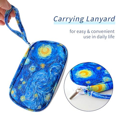 Electronics Organizer Travel Case, Cable Organizer Travel Essentials Tech Pouch,Suitable for Charger, Cable, Phone，Flash Drive,Starry Sky - color: Starry Sky