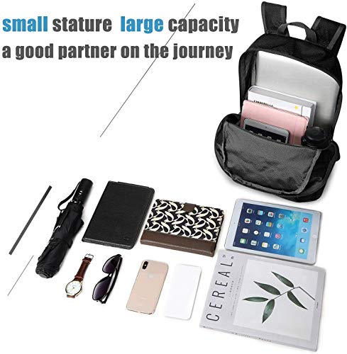 G4Free 20L Lightweight Packable Backpack Travel Hiking Daypack Foldable Backpack for Men Women - color: Black Update