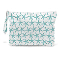 Fokongna Travel Makeup Bag - Wet Dry Bag for Swimsuit, Beach Pool Diapers, Dirty Yoga Gym Clothes - Zipper Pouch for Women, Sister, Friends - Ocean Sea Shells Beach Starfish - color: Starfish 06