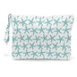 Fokongna Travel Makeup Bag - Wet Dry Bag for Swimsuit, Beach Pool Diapers, Dirty Yoga Gym Clothes - Zipper Pouch for Women, Sister, Friends - Ocean Sea Shells Beach Starfish - color: Starfish 06