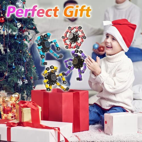 Gokeey 32 Pcs Party Favors for Kids 8-12, Treasure Box Toys for Classroom Prizes, Transformable Fidget Spinners Bulk, Goodie Bag Stuffers for Boys and Girls, Pinata Fillers, Sensory Toys - style: fidget toys 32pc