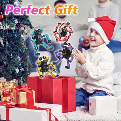 Gokeey 32 Pcs Party Favors for Kids 8-12, Treasure Box Toys for Classroom Prizes, Transformable Fidget Spinners Bulk, Goodie Bag Stuffers for Boys and Girls, Pinata Fillers, Sensory Toys - style: fidget toys 32pc