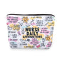Motivational Encouragement Nurse Gifts for Nursing Student Teacher Graduation Birthday Gifts Inspirational Nurse Practitioner Makeup Bags Nurses Week Day Appreciation Gift for Coworker - color: Daily Nurse