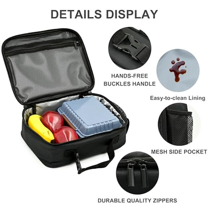 Mexican Cactus Lunch Bag Insulated Reusable Lunch Box Cooler Thermal Tote Bag For Teenage Boys Girls School Beach - color: Mexican Cactus