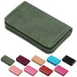Business Credit Card Holders, Magnetic Sealing Anti Drop, PU Leather Debit Card Protector Organizer Case (Blackish Green) - color: Blackish Green