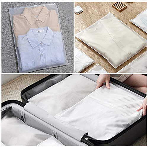 Large Ziplock Bags for Storage, 100pcs 14x16 inch Thick Bikini Bags T Shirt Bags Swimsuit Bags Plastic Zip Bags, Plastic Mailing Bags Poly Bags for Shipping Bags for Clothes, with Vent Holes - size: 14x16"