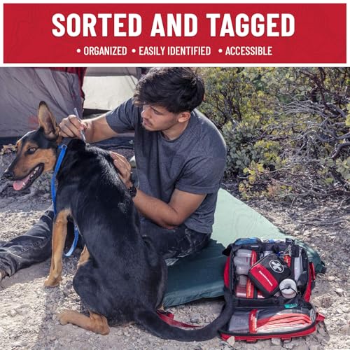 Surviveware 238 Pcs Comprehensive Premium Survival First Aid Kit - Medical Emergency Kit for Travel Camping Gear, Home Essentials & Outdoor Emergencies - Survival Kit - style: Large