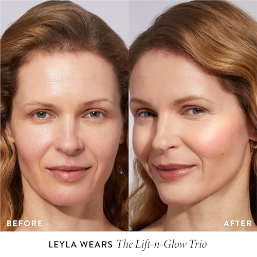 LAURA GELLER NEW YORK Geller's Greatest Lift-n-Glow Baked Trio Palette - Highlighter, Blush, Bronzer - All Skin Tones - color: 01 Lift-n-Glow Baked Trio Palette