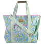 Lilly Pulitzer Beach and Picnic Cooler, Insulated Bag with Adjustable Shoulder Strap and Zipper, Soft Cooler - color: Throw Me A Line