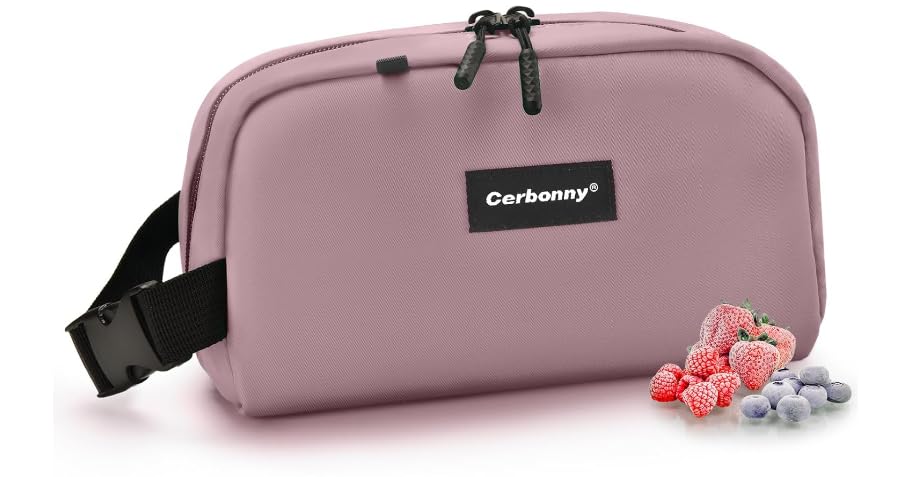 Small Cooler Bag Freezable Lunch Bag for Work School Travel,Leak-proof Small Lunch Bag,Small Insulated Bag For Kids/Adults,Freezer Lunch Bags,Freezable Snack Bag,Mini Lunch Bag 9.8x5.5x4 inches - color: Pink - Large