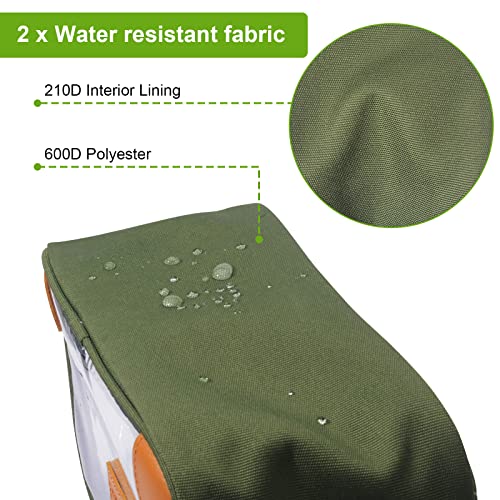 Lermende Toiletry Bag, Clear Shaving Dopp Kit for Men Travel Toiletry Bag with Hand Strap Unisex Bathroom Toiletries Organiser - color: Green