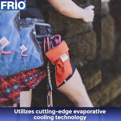 FRIO Cooling Wallet - Insulin Cooler for 45+ Hours of Stress Free On The Go - Red - Large - color: Red, size: Large