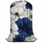 Swono Wild Flower Extra Large Huge Heavy Duty Polyester Laundry Storage Bag with Drawstring, Dark Navy Blue Floral Sketch Washable Travel Dirty Clothes Bag Hamper Liner - color: Wild Flower