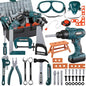 Kids Tool Box–Zealous 48 PCS Pretend Play Tools Toys for Toddler,Electric Drill Kids Tool Kit for Boys & Girls Ages 3-8 Years Old, Construction Tool Kit Playset for Boys - style: B-Kids Tool Box