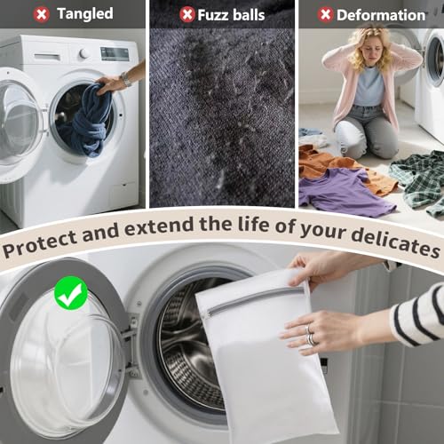 150L Laundry Bag Backpack with 3 Sizes Mesh Wash Bags and Shoulder Straps Foldable Clothes Hamper Bag with Drawstring Closure for College, Apartment, Laundromat(Beige) - color: Beige