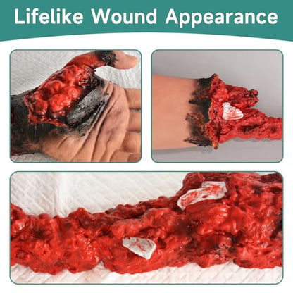 Wearable Wound Packing Arm Trainer, Partial Arm Amputated Simulation Kit for Medical Training, Emergency Trauma Assessment Practice Set - style: Arm