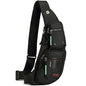 NICGID Sling Bag Chest Shoulder Backpack Crossbody Bags Casual Daypack for Men Women (Black-2854) - color: Black-2854